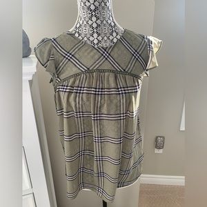 Reitmans Plaid Tunic Sleeveless Blouse